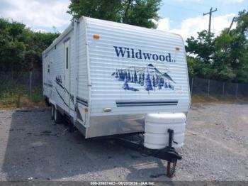  Salvage Wildwood Travel Trlr