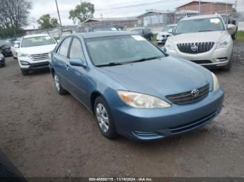  Salvage Toyota Camry