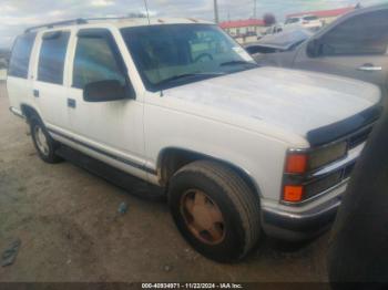  Salvage Chevrolet Tahoe