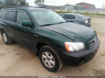  Salvage Toyota Highlander