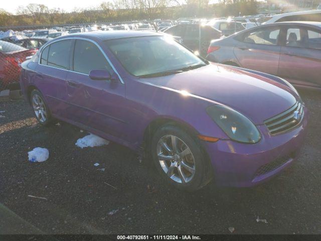  Salvage INFINITI G35