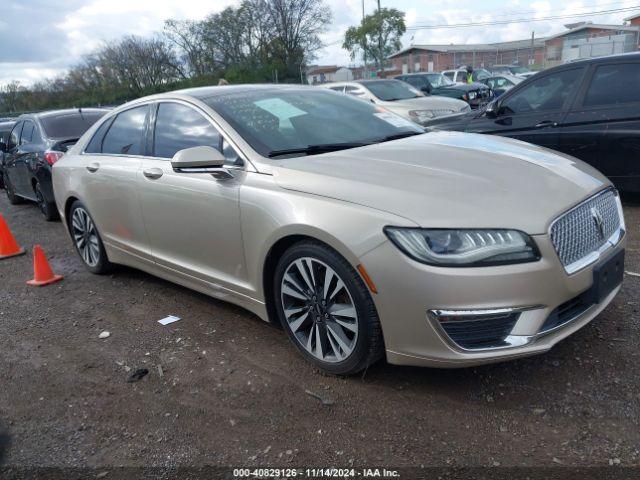  Salvage Lincoln MKZ