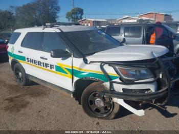  Salvage Ford Police Interceptor Utilit