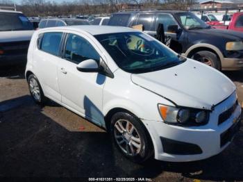  Salvage Chevrolet Sonic