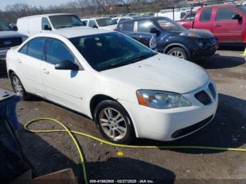  Salvage Pontiac G6