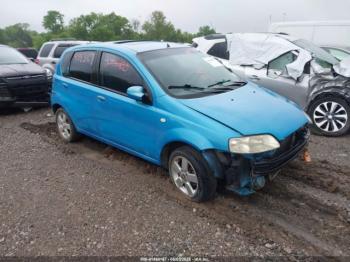 Salvage Chevrolet Aveo