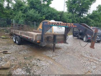  Salvage Gooseneck Utility Trlr