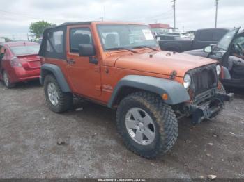  Salvage Jeep Wrangler