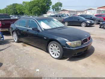  Salvage BMW 7 Series