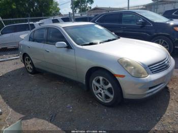  Salvage INFINITI G35x