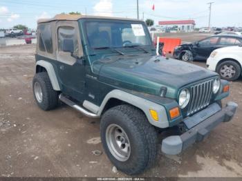  Salvage Jeep Wrangler