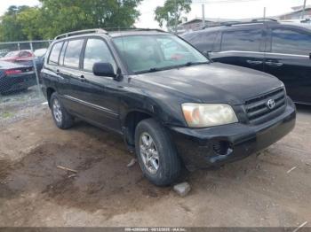  Salvage Toyota Highlander