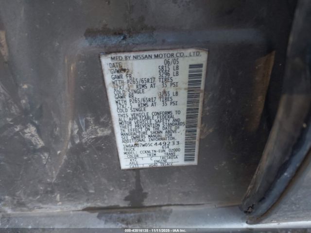 Nissan Frontier Le Image 9