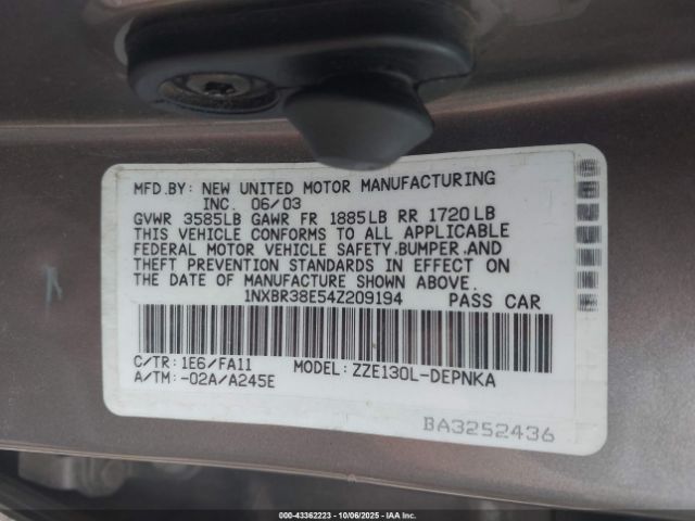 Toyota Corolla Le Image 11