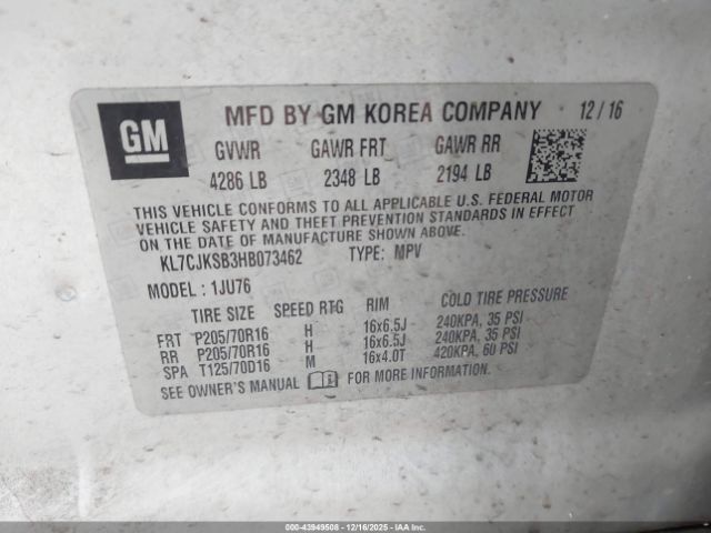 Chevrolet Trax Ls Image 6