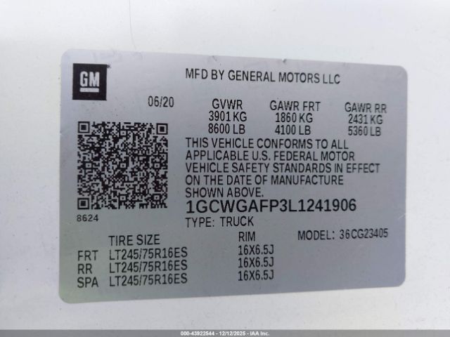 Chevrolet Express Rwd 2500 Regular Wheelbase Wt Image 9