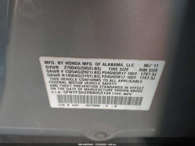 Honda Pilot Lx Image 11