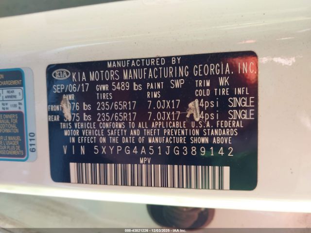 Kia Sorento 3.3l Lx Image 12