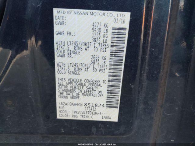 Nissan Nv Sl V8 Image 5