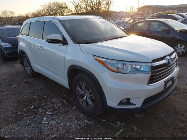  Salvage Toyota Highlander