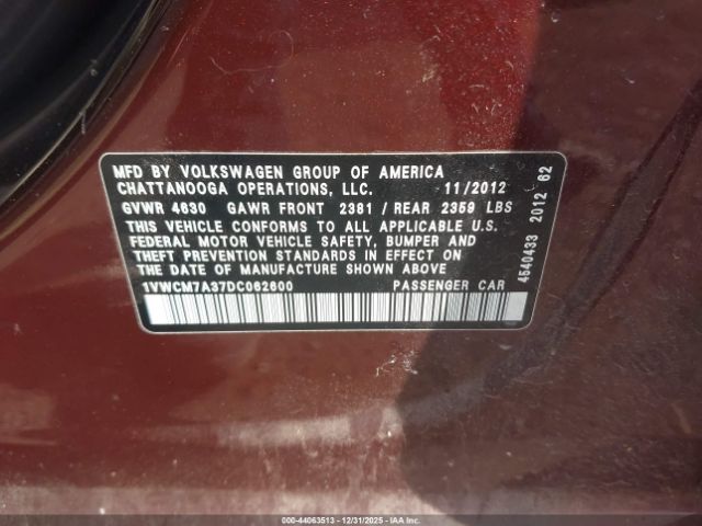 Volkswagen Passat 3.6l V6 Sel Premium Image 5