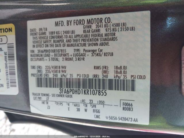 Ford Fusion Se Image 5