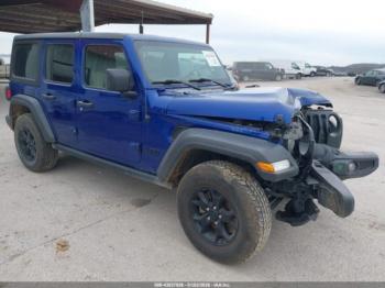  Salvage Jeep Wrangler