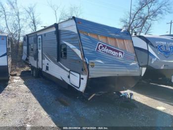  Salvage Coleman Travel Trlr