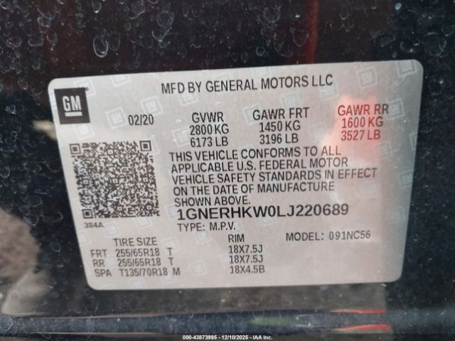 Chevrolet Traverse Fwd Lt Leather Image 3