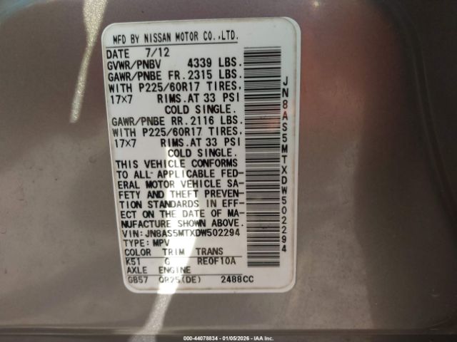 Nissan Rogue Sv Image 9