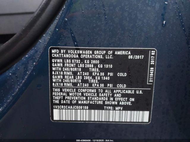 Volkswagen Atlas 3.6l V6 Se Image 9