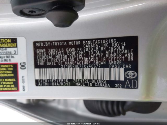 Toyota Corolla Le Image 2