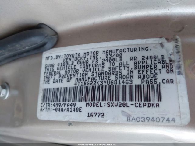 Toyota Camry Ce Image 4