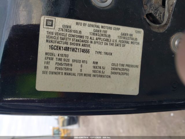 Chevrolet K1500 Fleetside Image 7