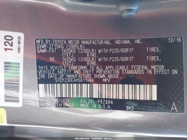 Toyota Sienna Xle 8 Passenger Image 11