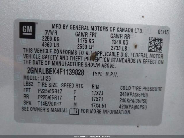 Chevrolet Equinox 1lt Image 5